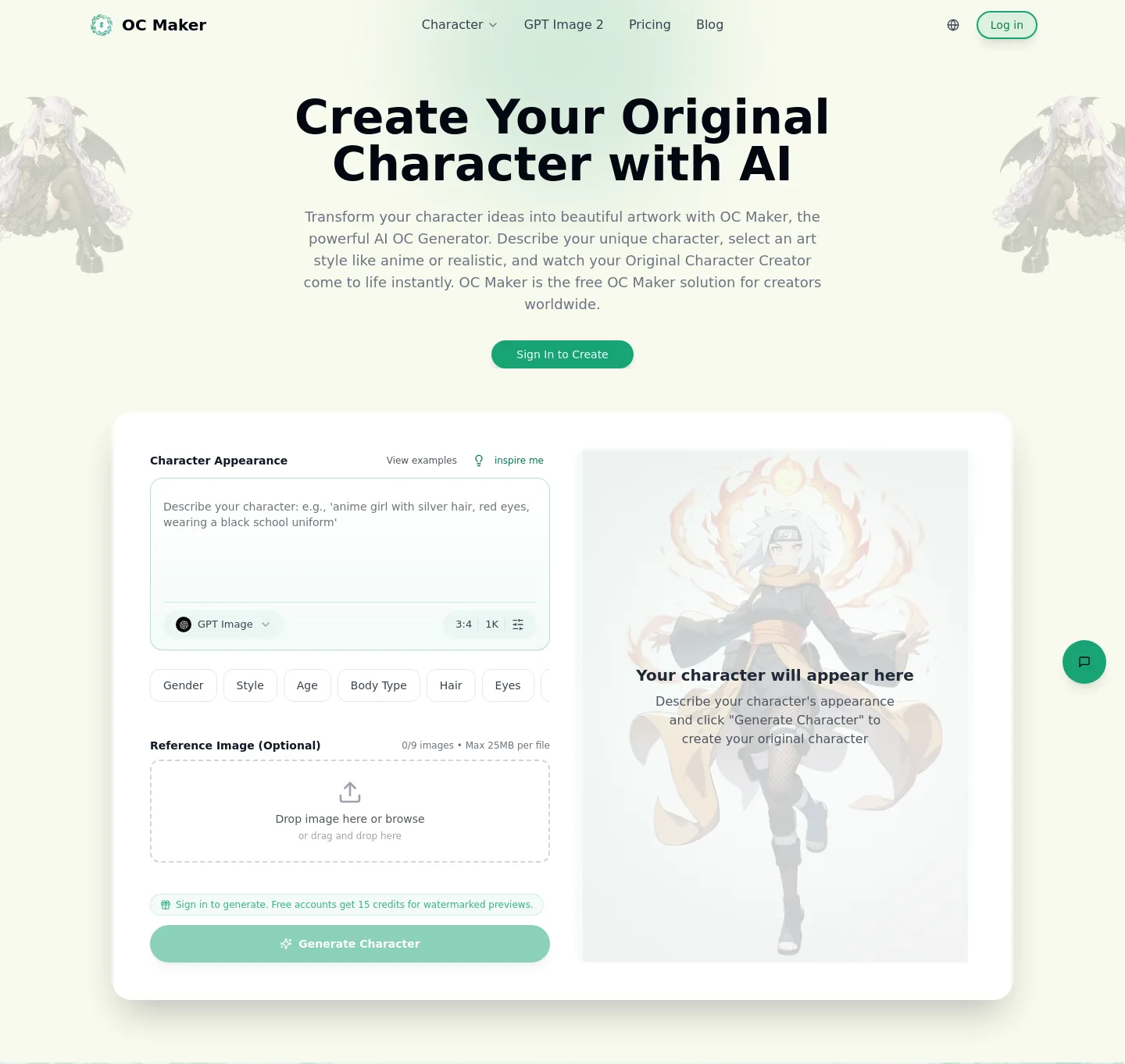 oc-maker.org — Hero