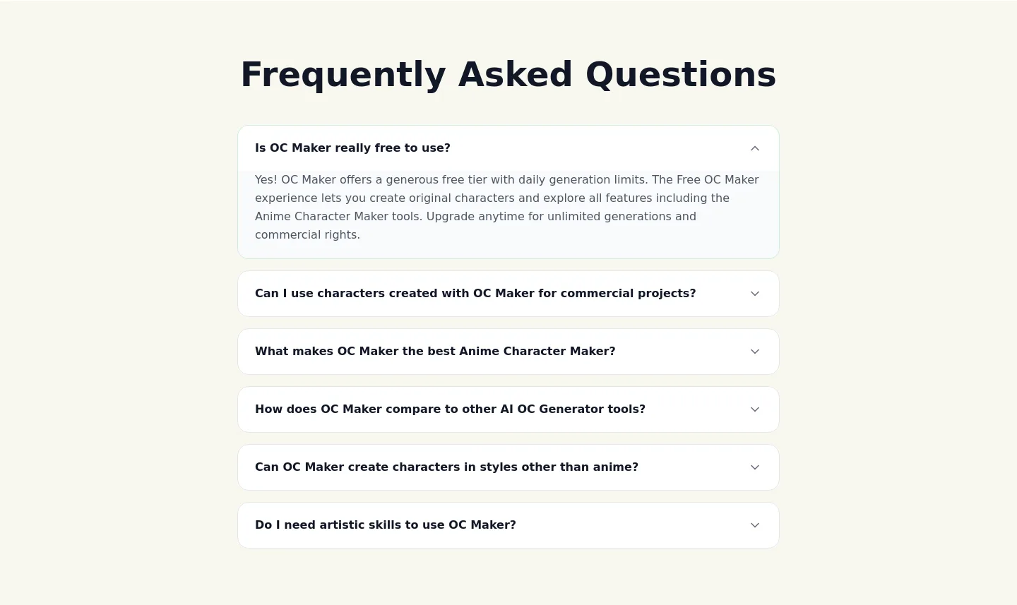 oc-maker.org — FAQ