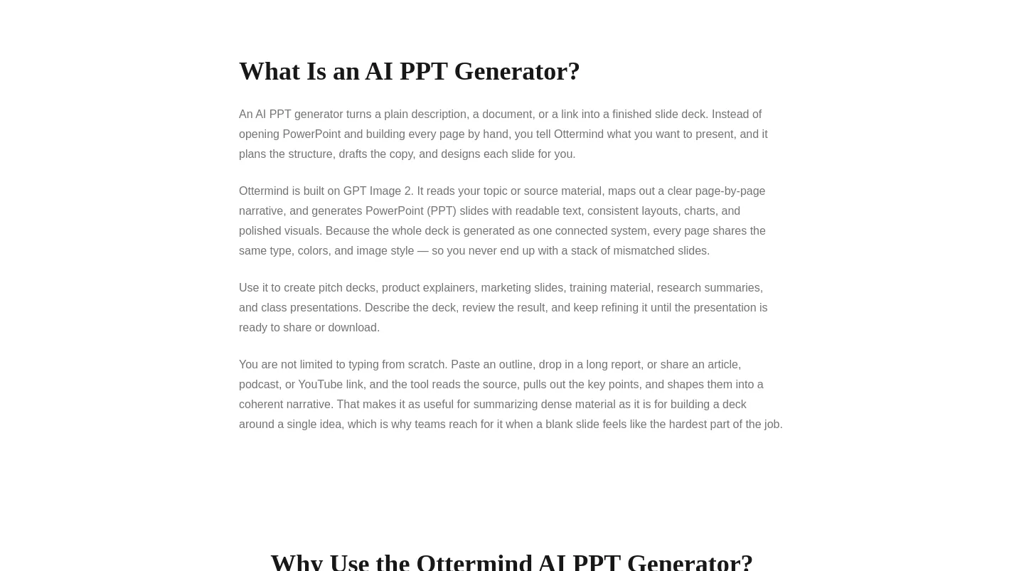 ottermind.ai — Features