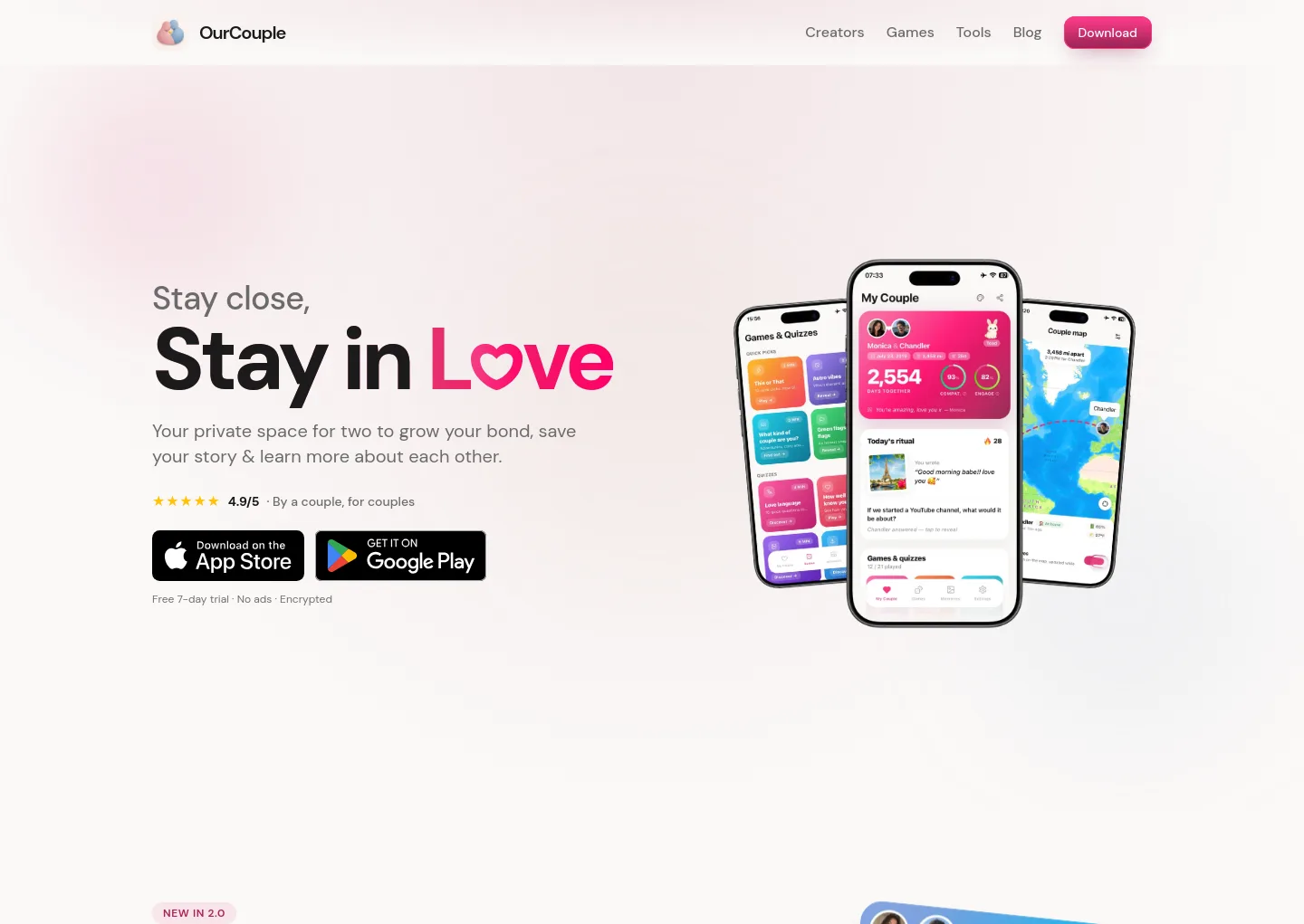 ourcouple.app — Hero
