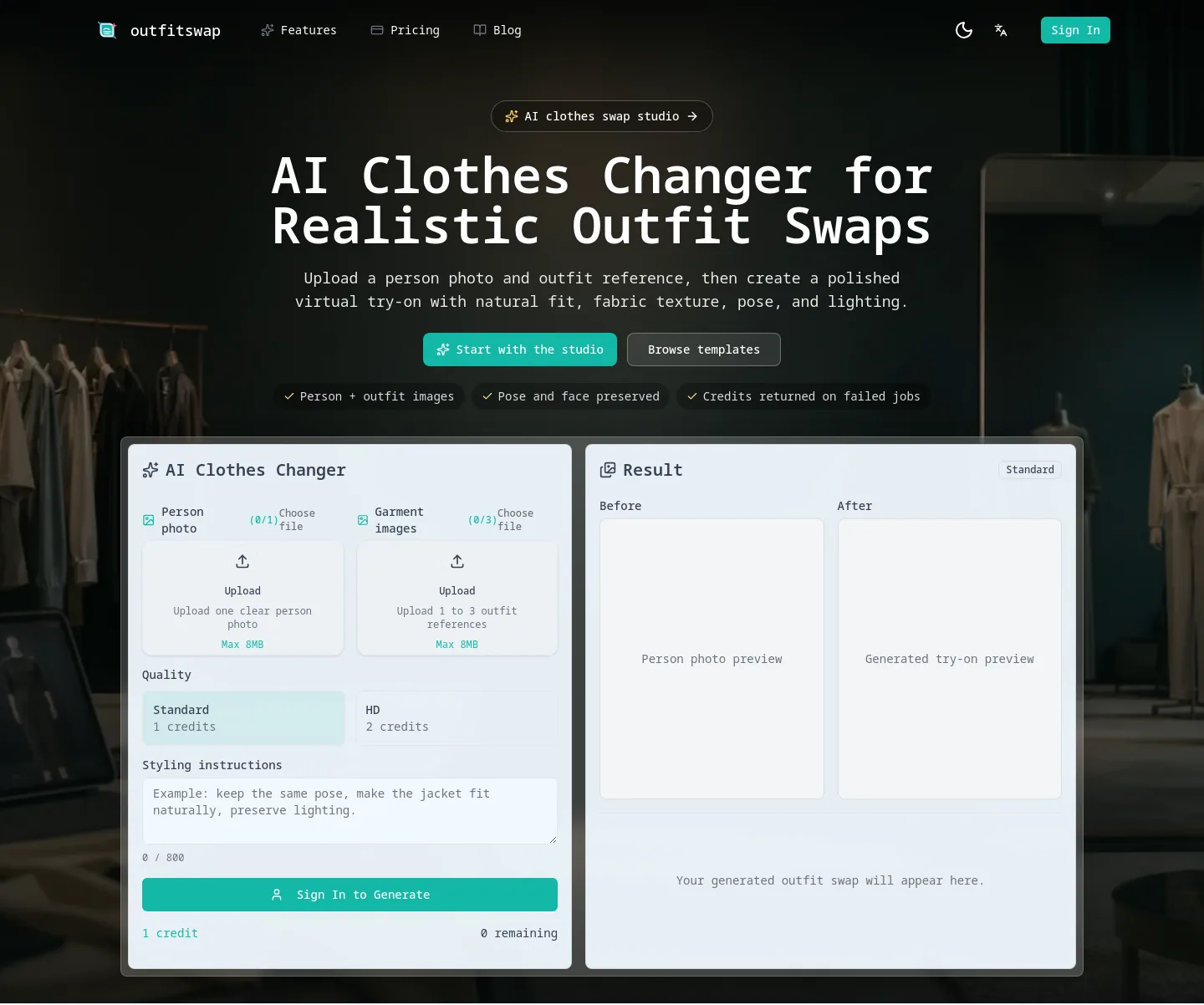 outfitswap.org — Hero