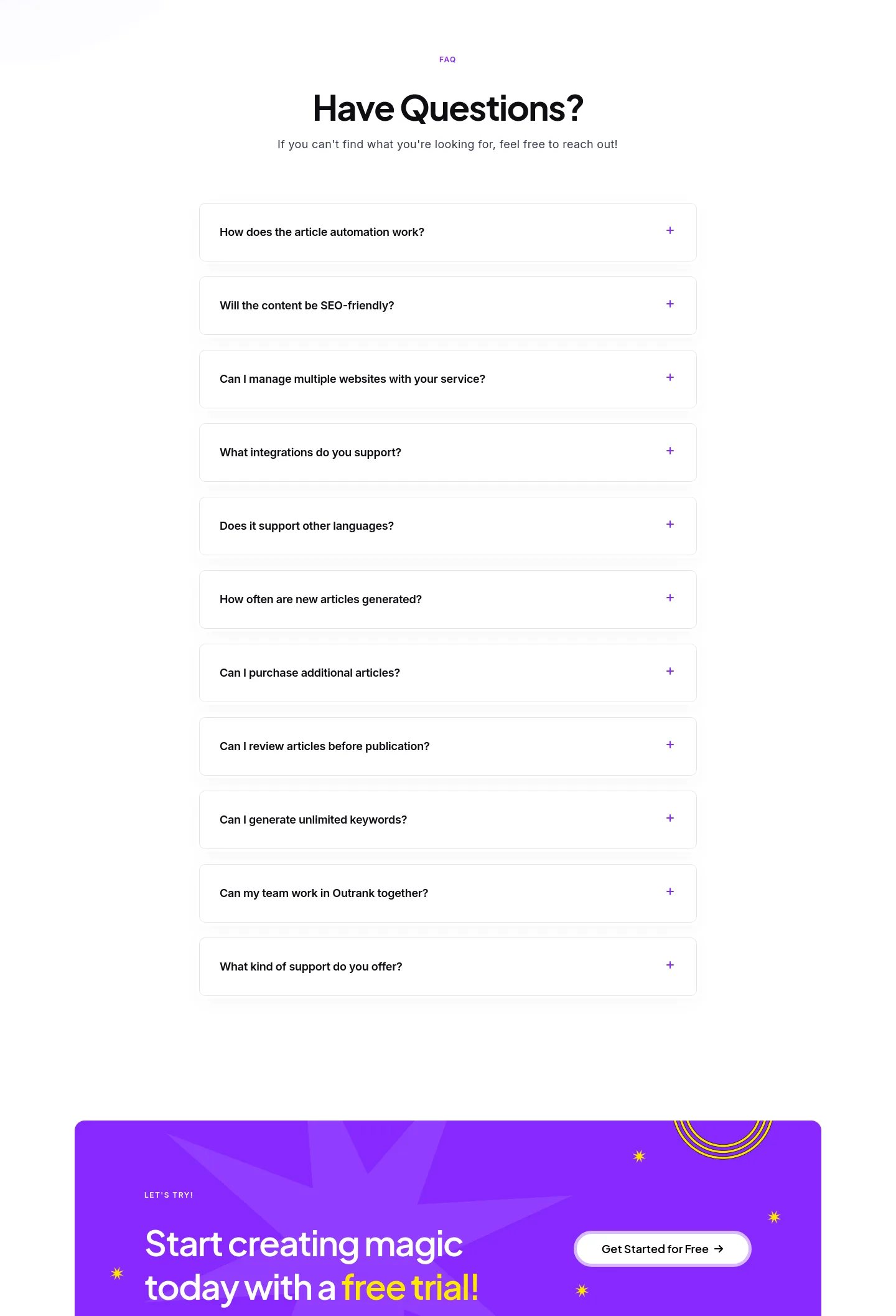 outrank.so — FAQ