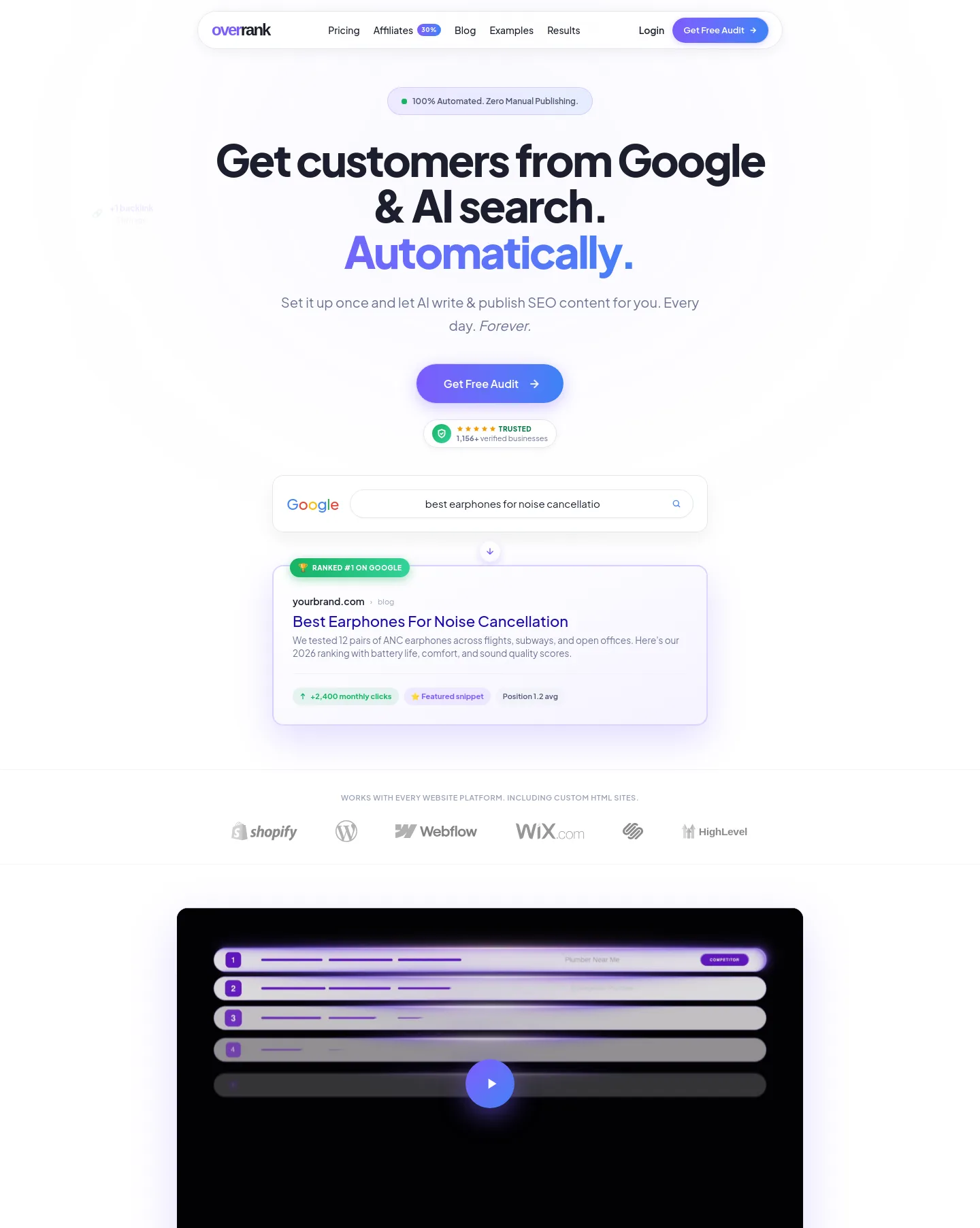 overrank.ai — Hero