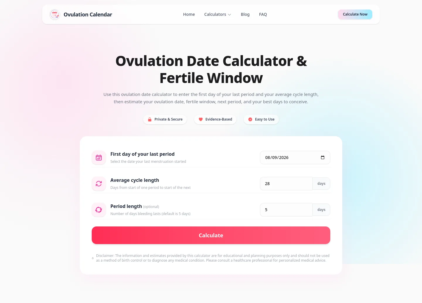 ovulatecalendar.com