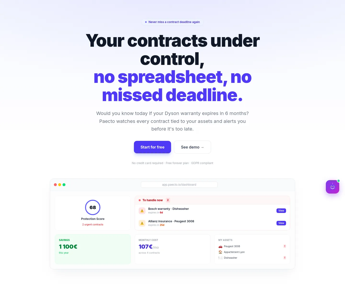 paecto.com — Hero