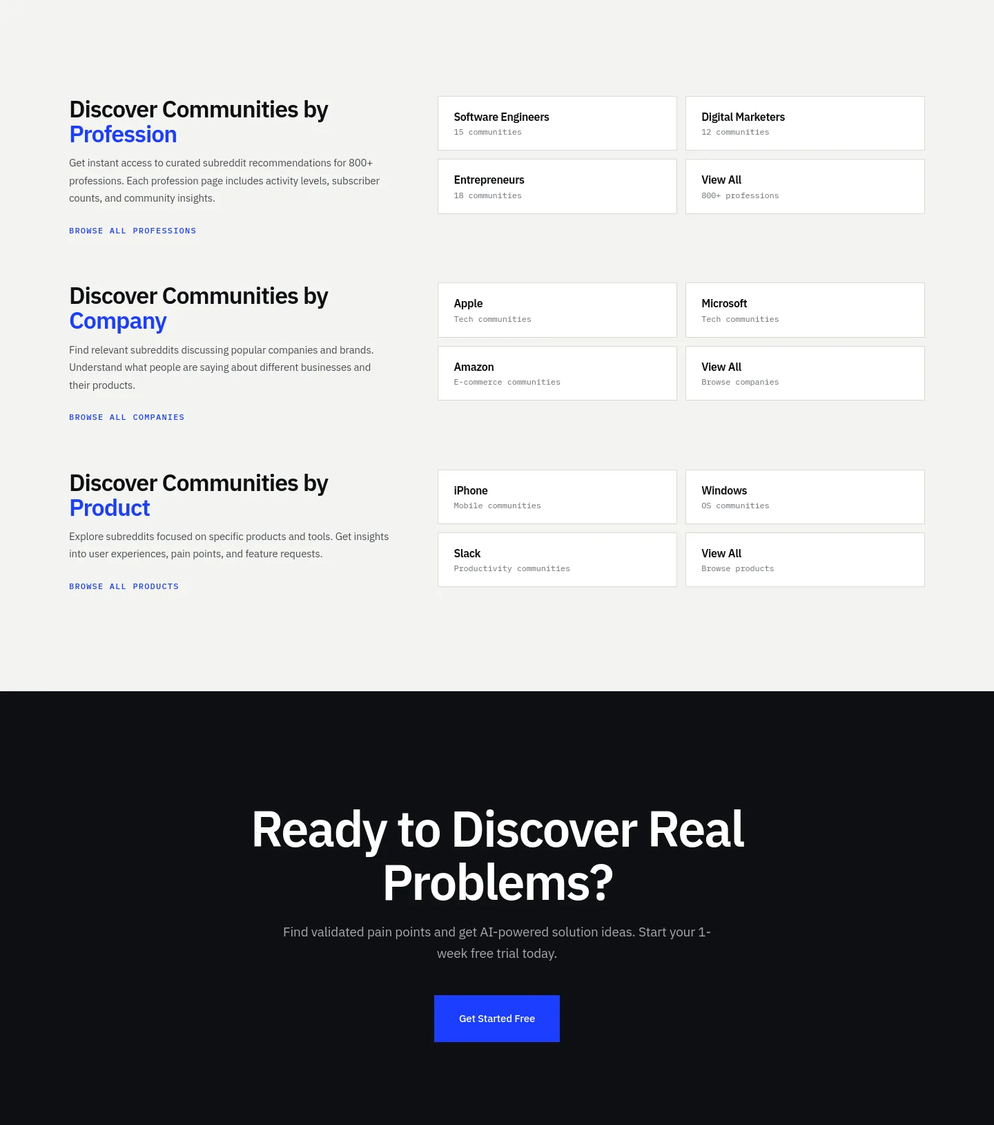 painonsocial.com Features section