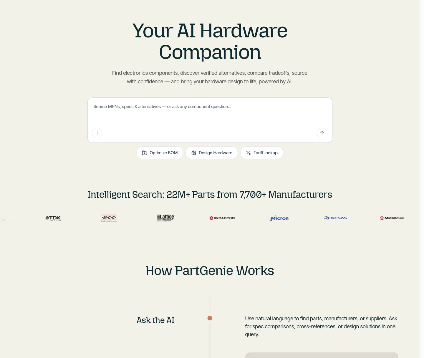 partgenie.ai — Hero