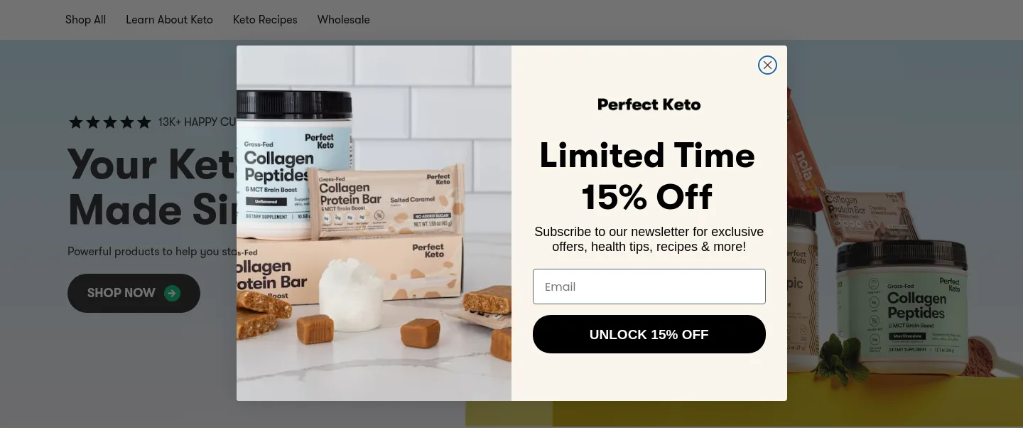 perfectketo.com — CTA