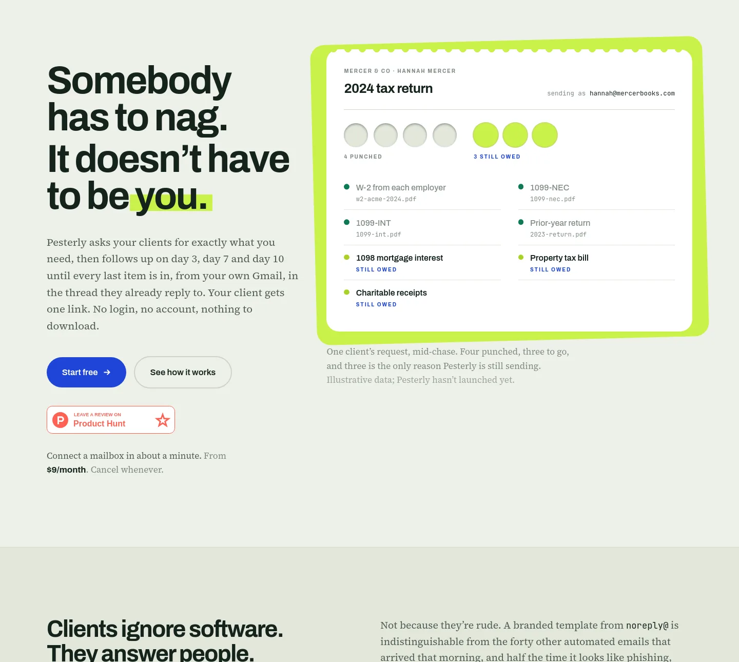 pesterly.com — Hero