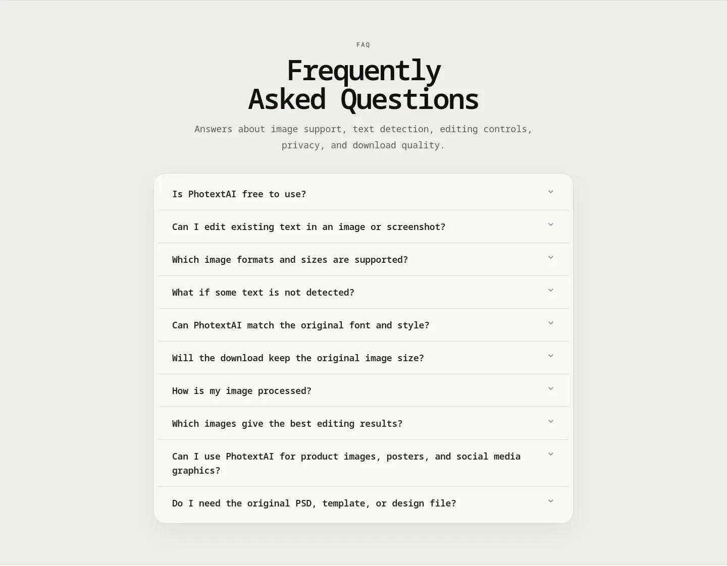 photextai.com — FAQ