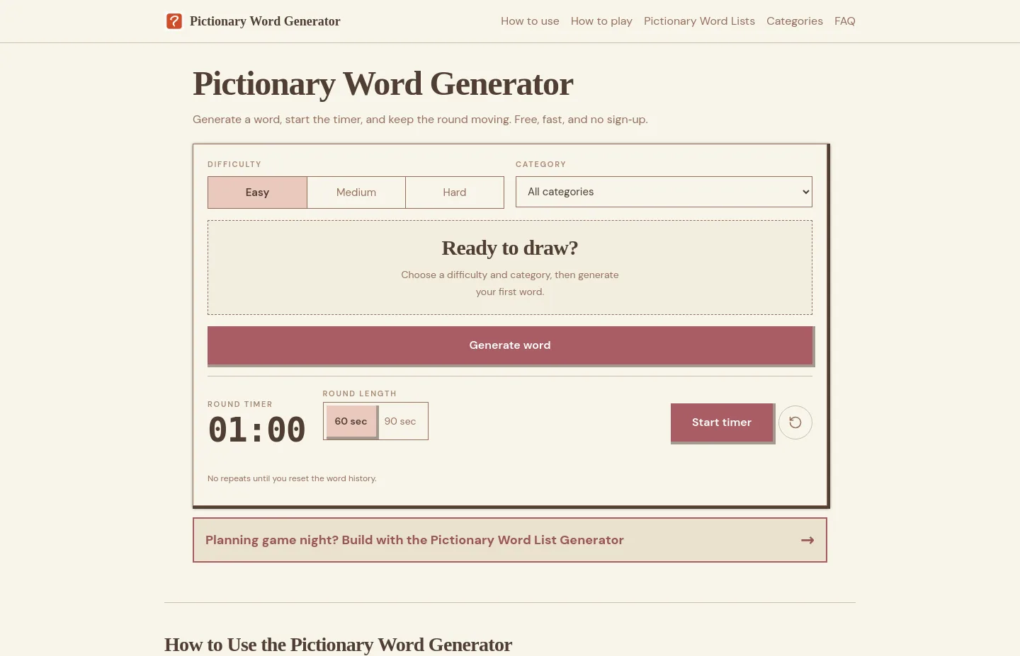 pictionarywordgenerator.io