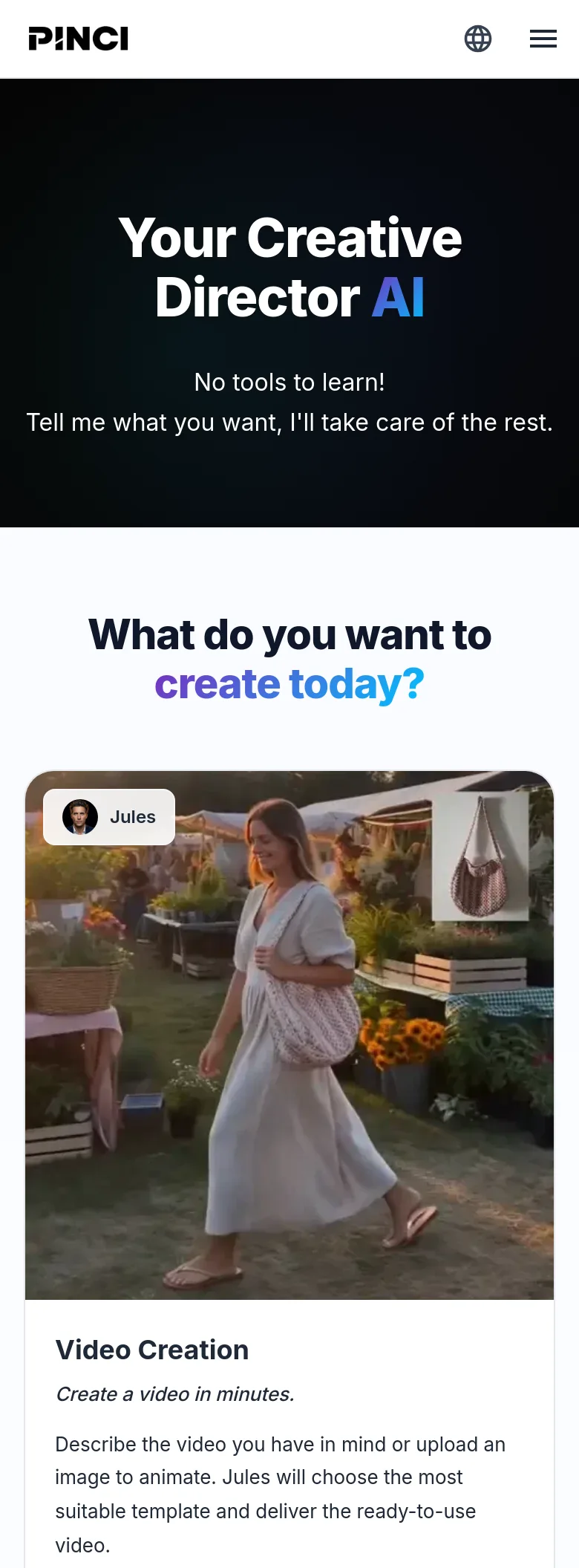 pinci.ai — The Trust-and-Ask