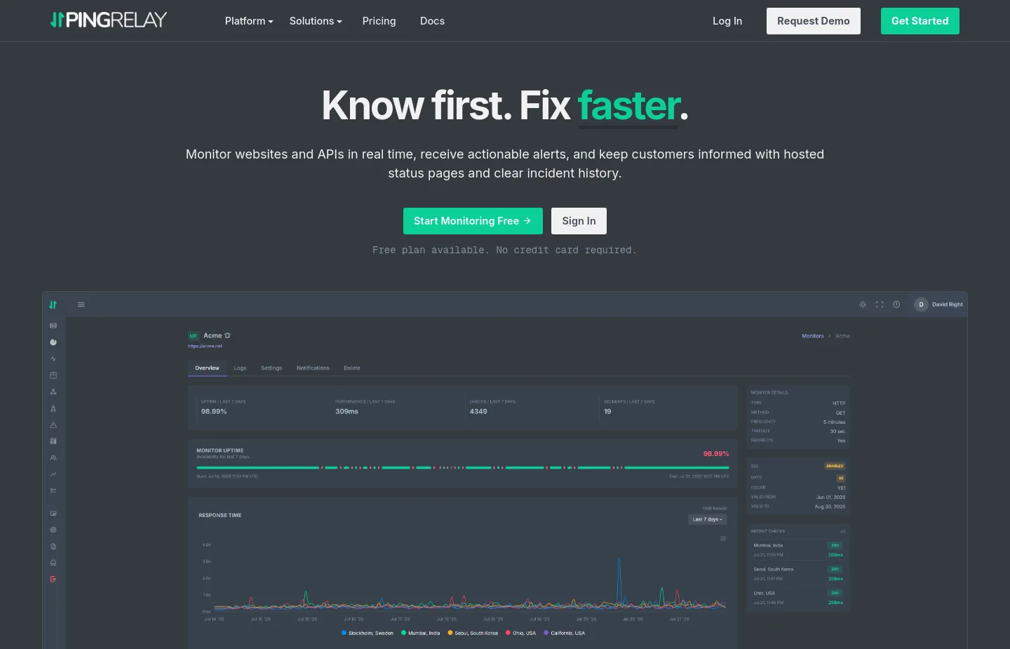 pingrelay.com
