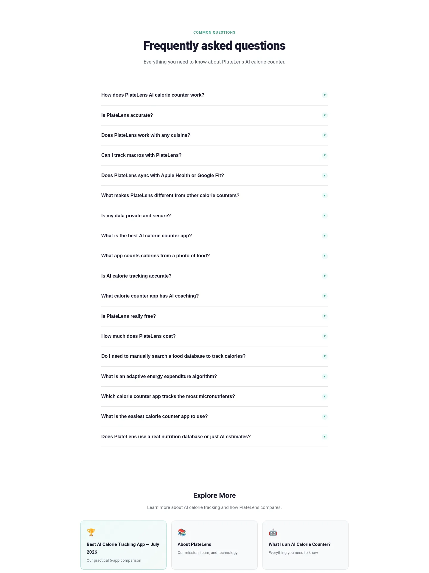 platelens.app FAQ section