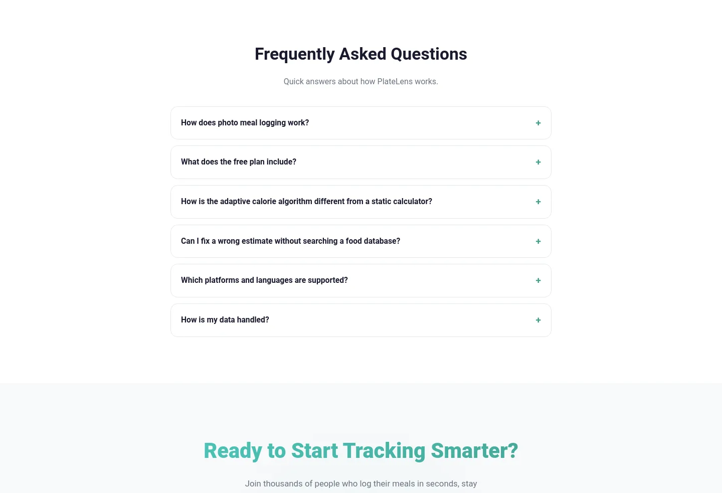 platelens.app FAQ section