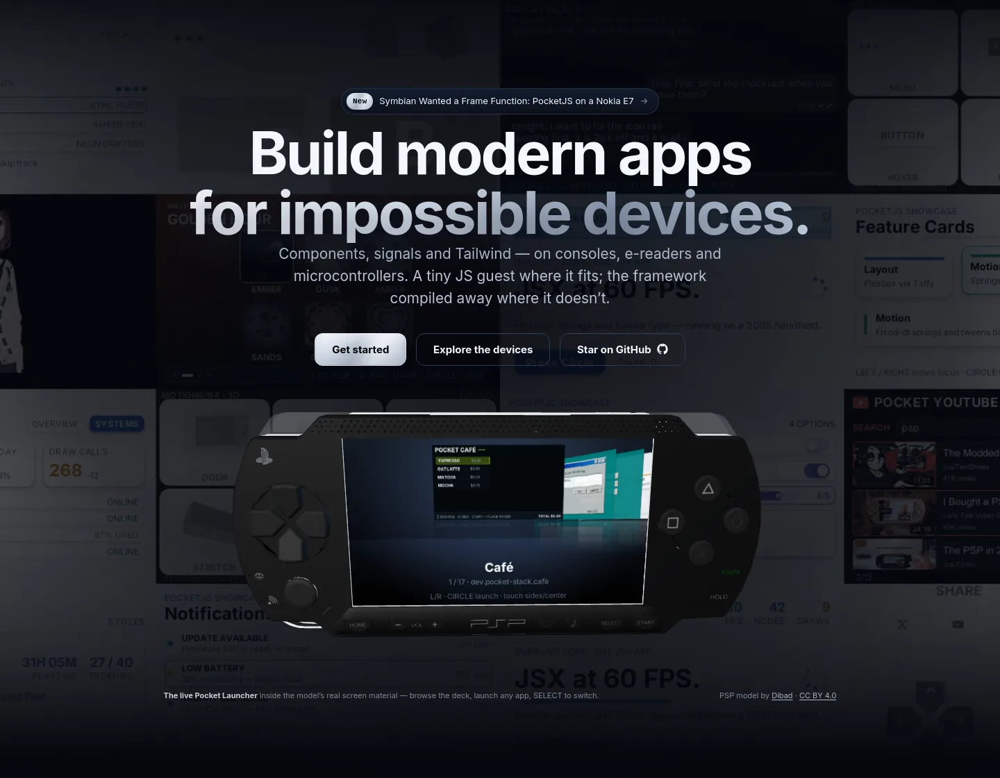 pocketjs.dev — Hero