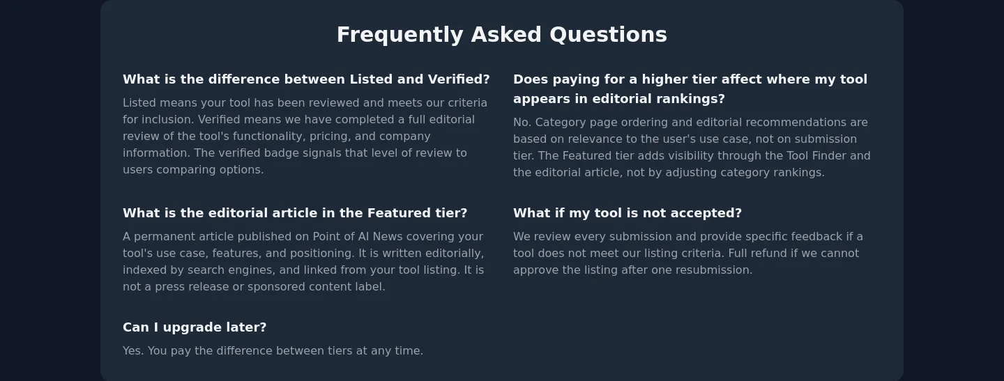 pointofai.com — FAQ