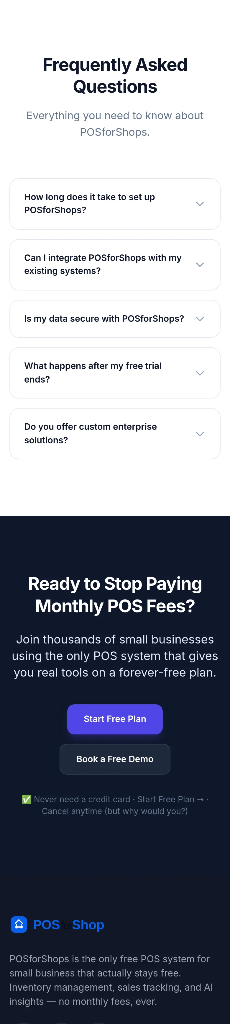 posforshops.com — FAQ