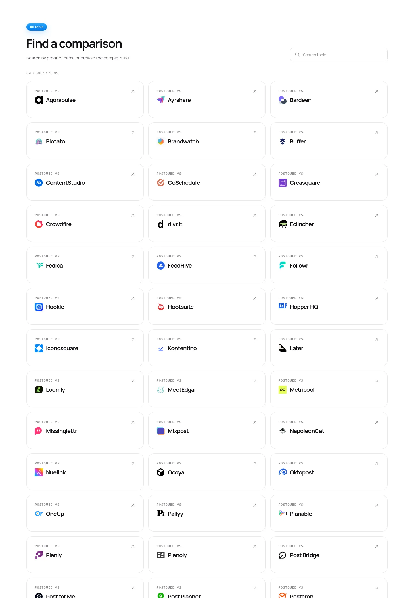 postqued.com — Comparison