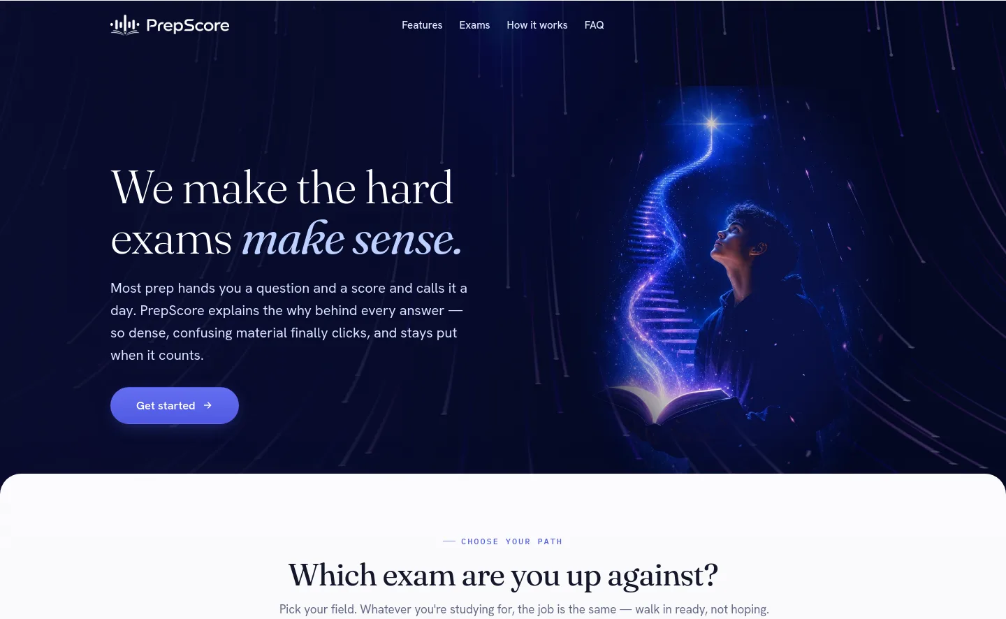 prepscore.ai — Hero
