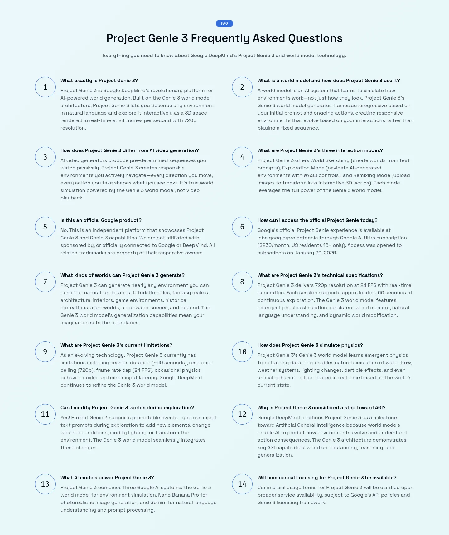 projectgenie3.com — FAQ