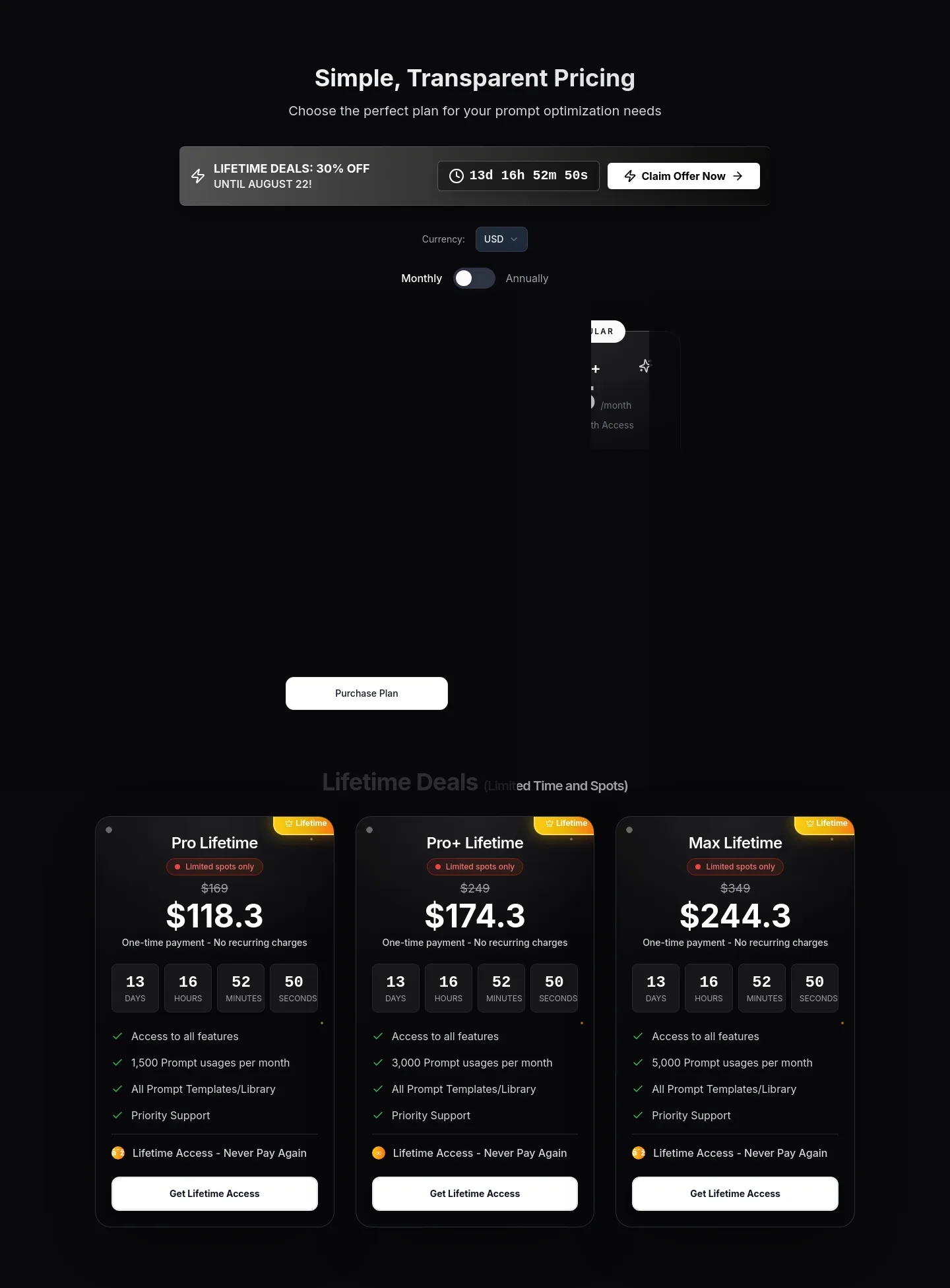 promptessor.com — Pricing