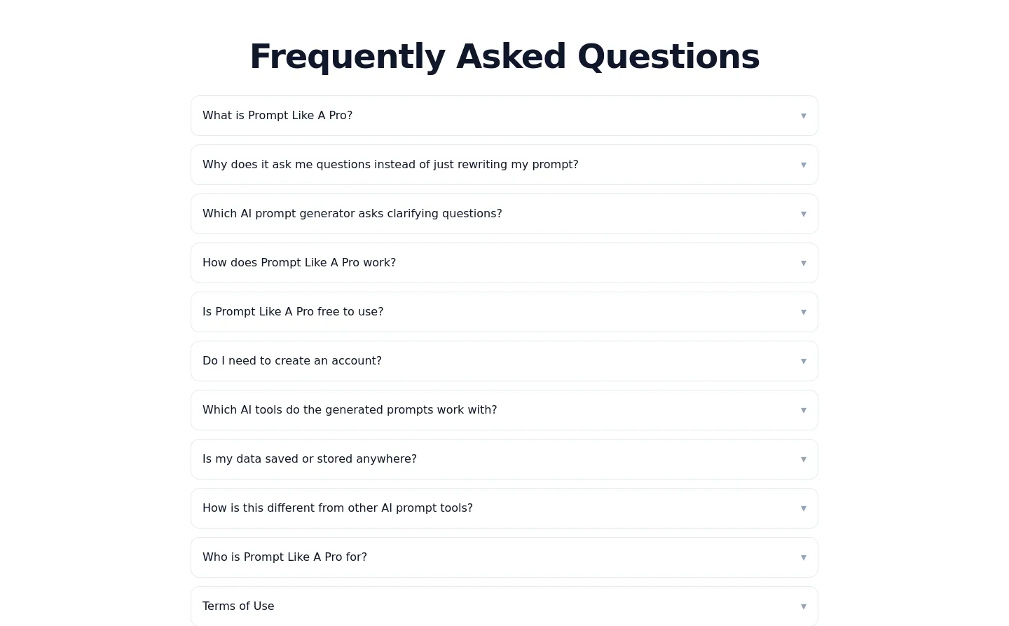 promptlikea.pro — FAQ