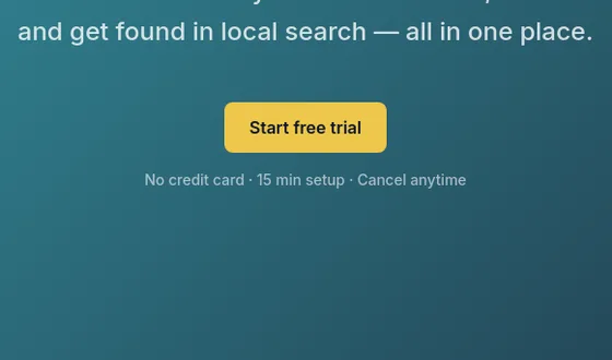 No credit card element from promptreviews.app