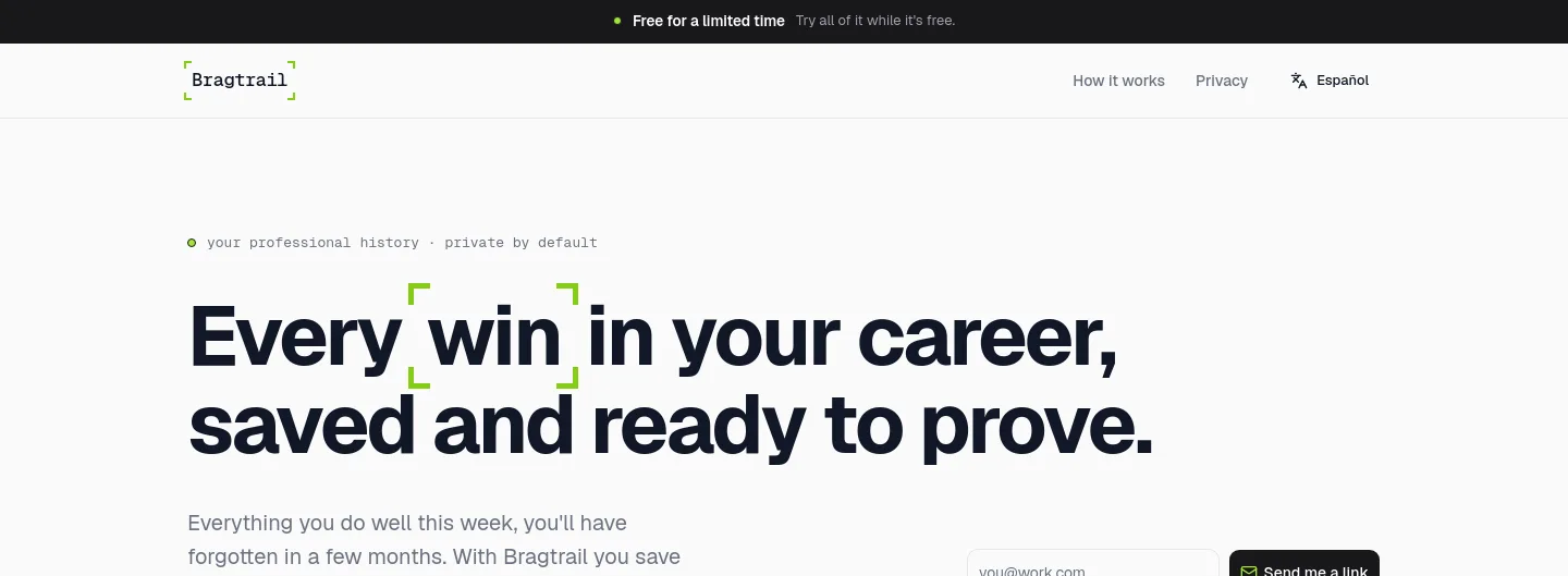 proofly.es — a measured funnel