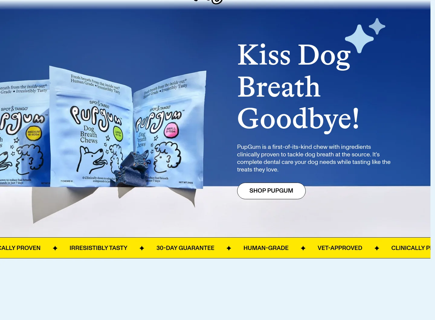 pupgum.com — Hero