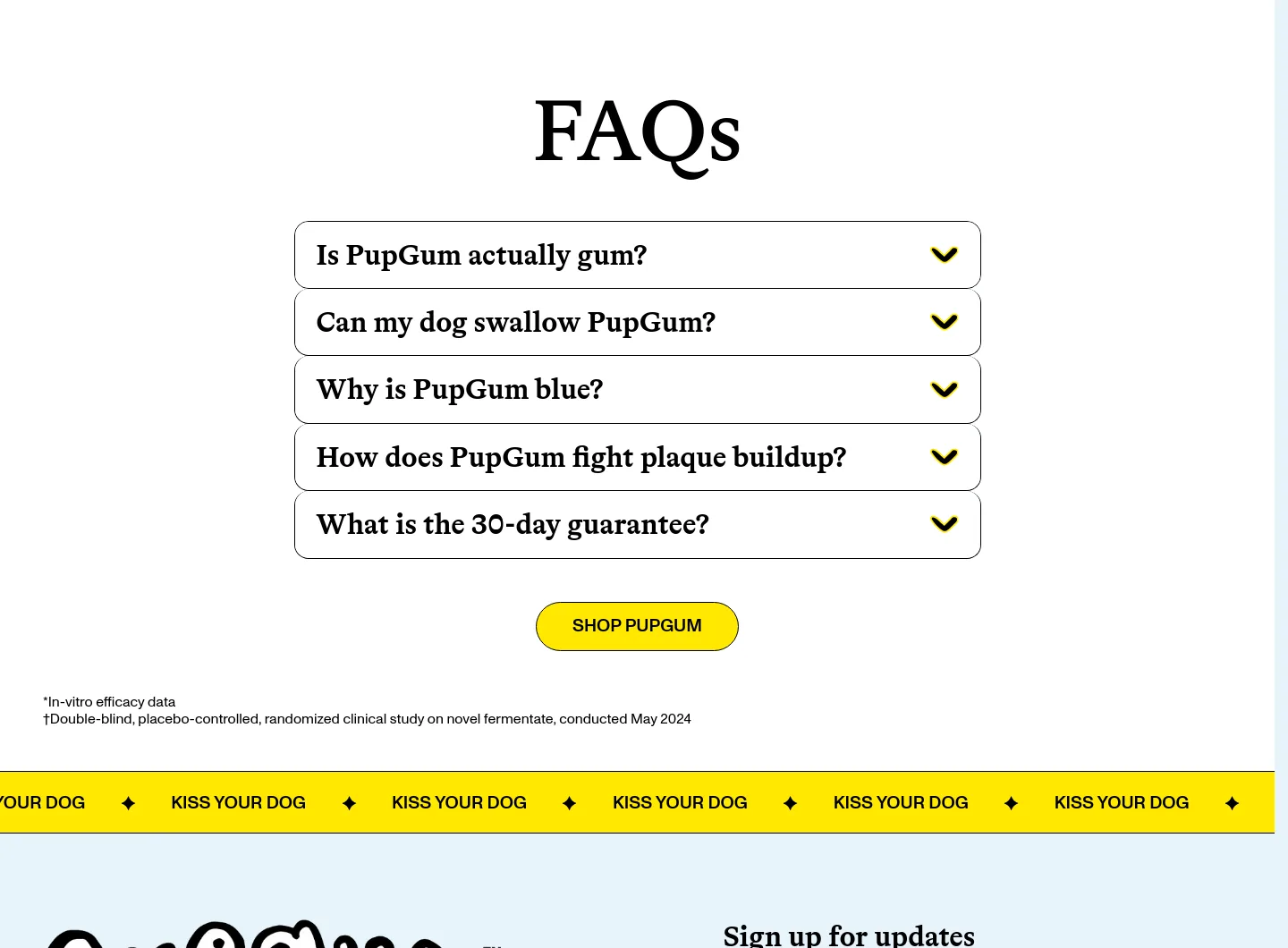 pupgum.com — FAQ