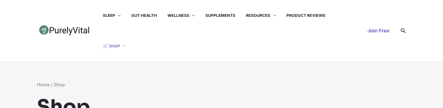 purelyvitalliving.com — Hero