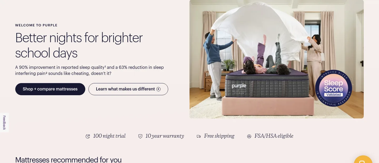 purple.com — Hero