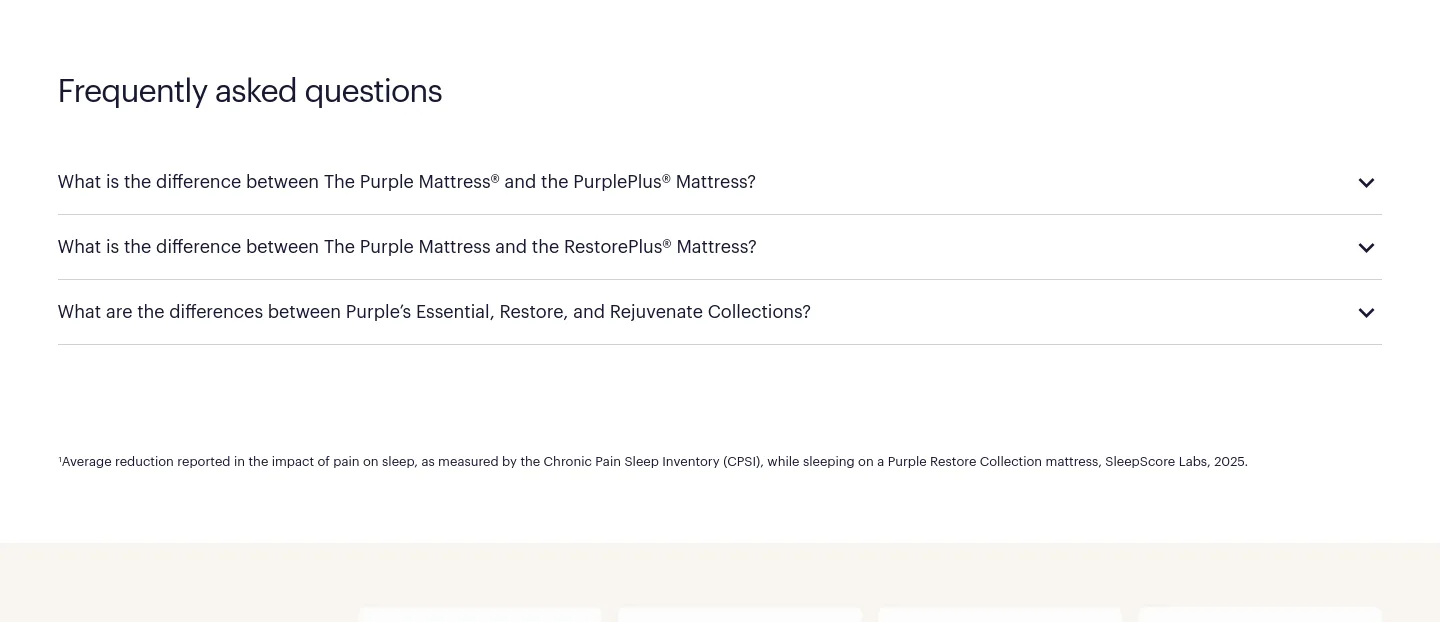 purple.com — FAQ