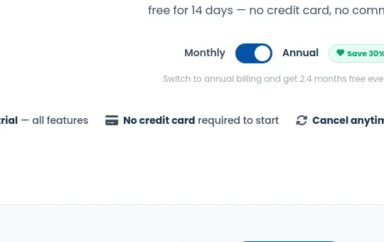 No credit card element from quickestimate.io