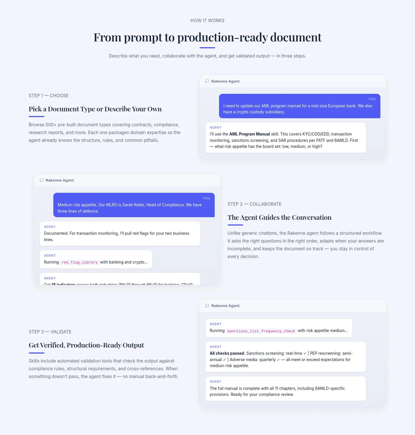 rakenne.app — Features
