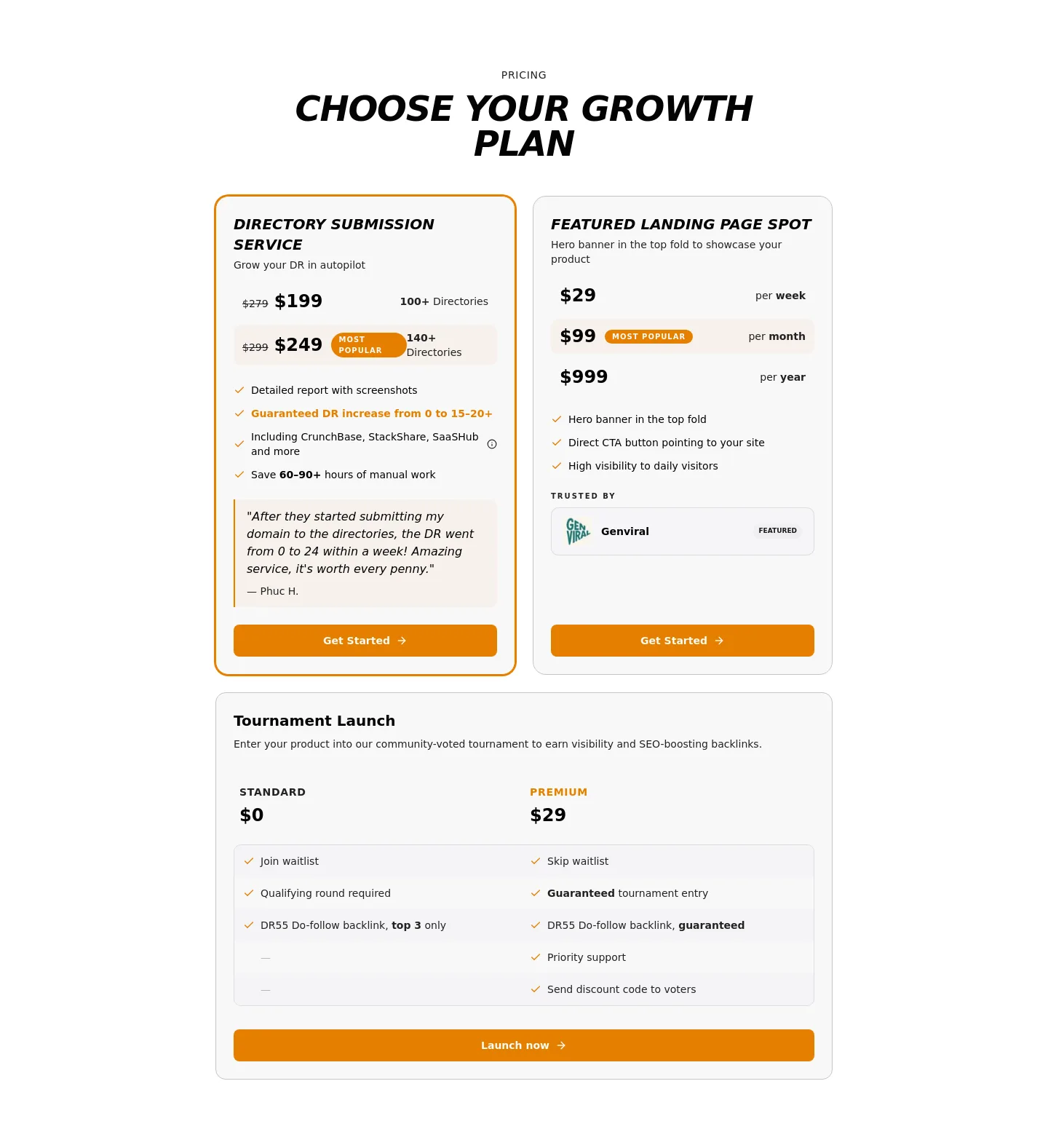 rankinpublic.xyz Pricing section