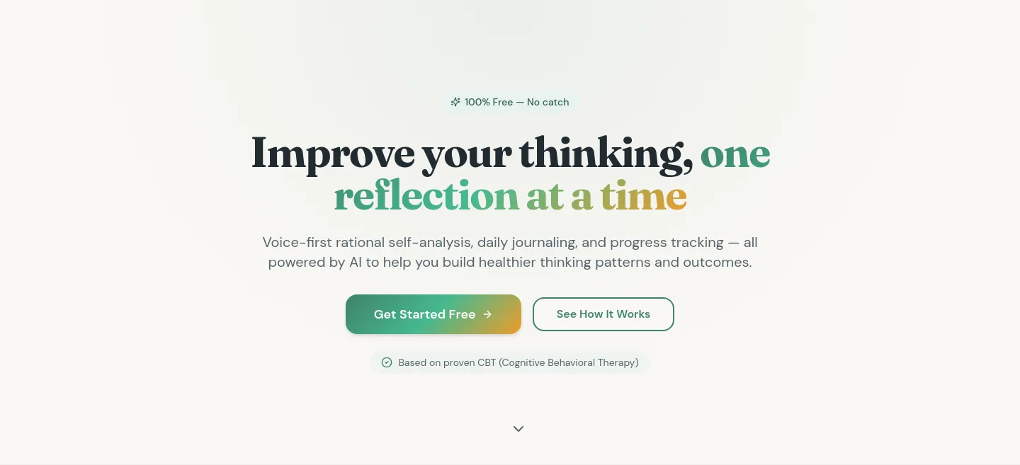 rationalselfanalysis.com — Hero