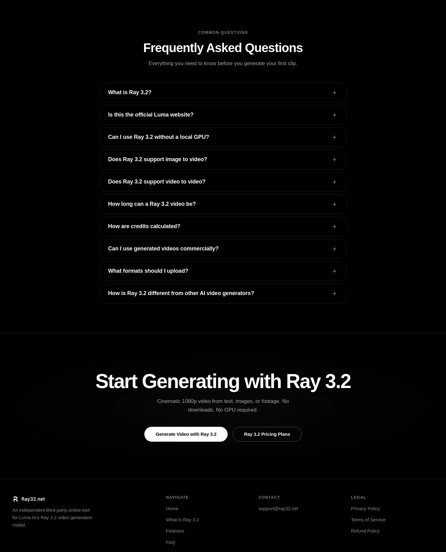 ray32.net — FAQ