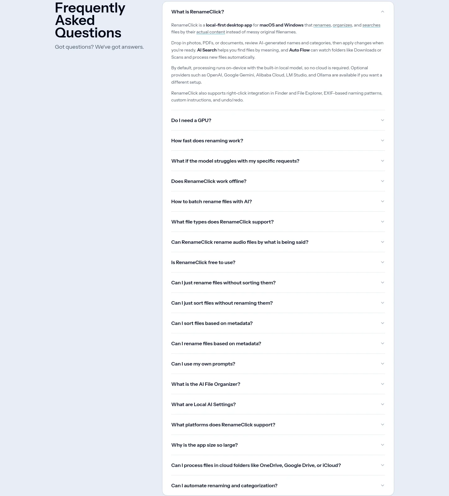 rename.click — FAQ