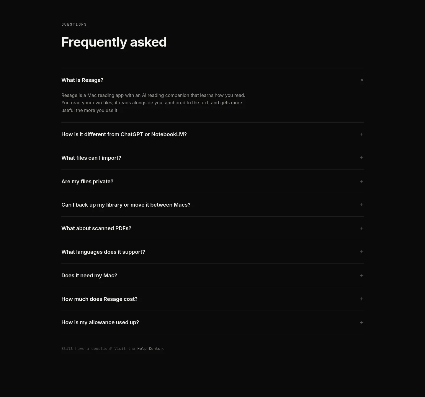 resage.app — FAQ