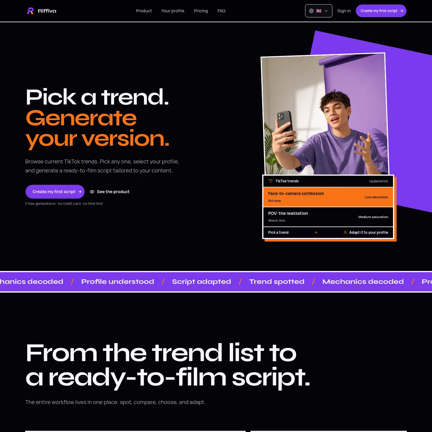 riffiva.com — The Pricing Page