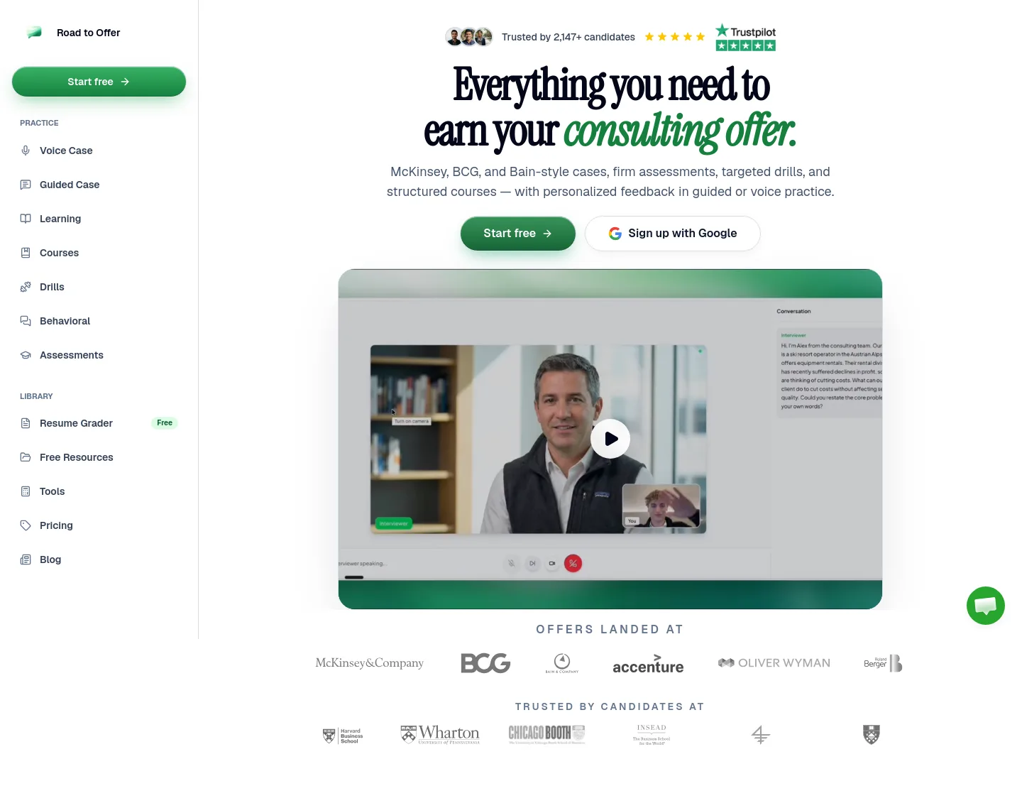 roadtooffer.com — Hero