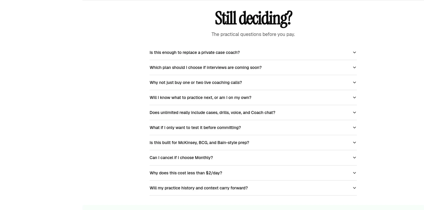 roadtooffer.com FAQ section