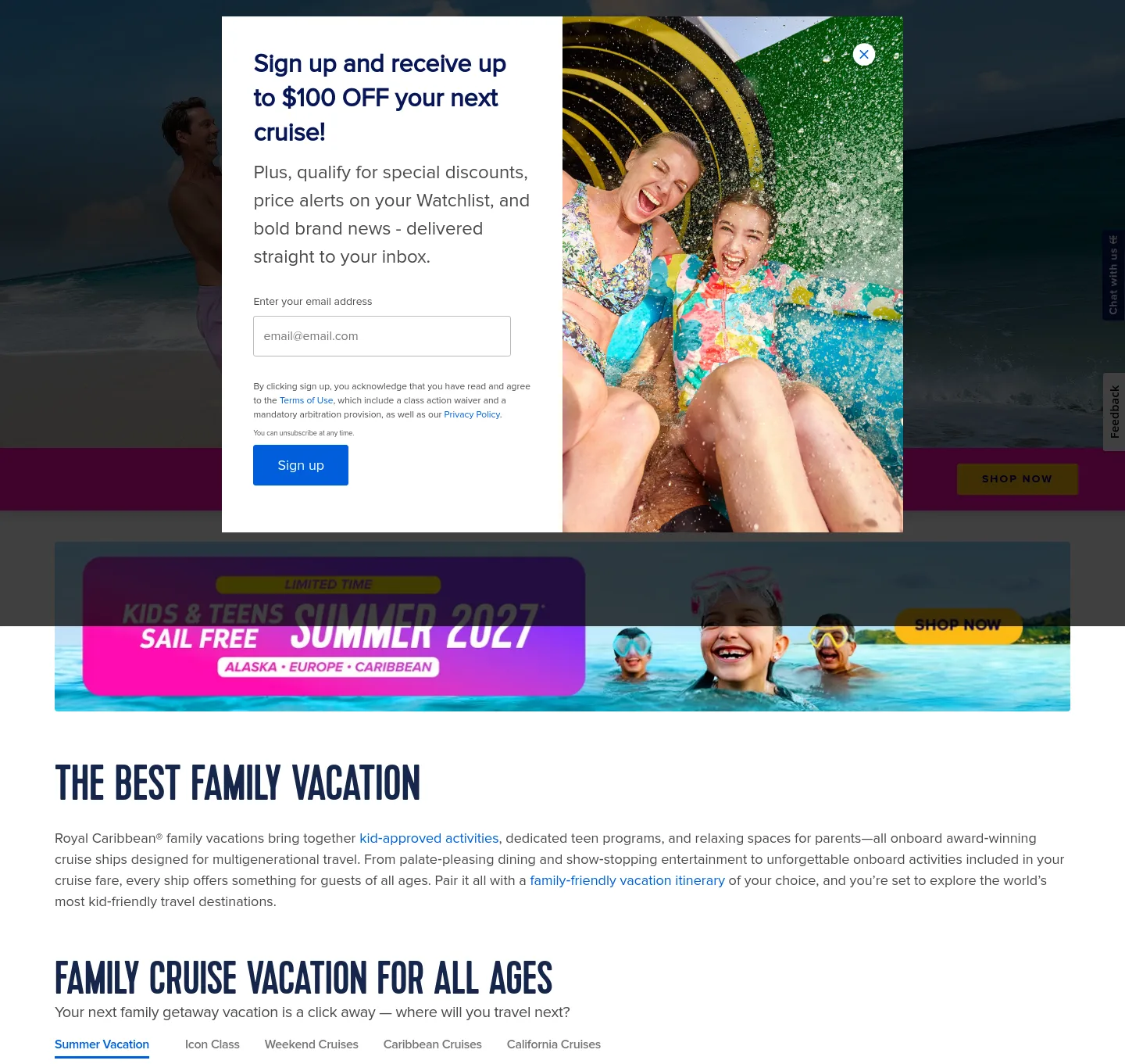 royalcaribbean.com — Hero