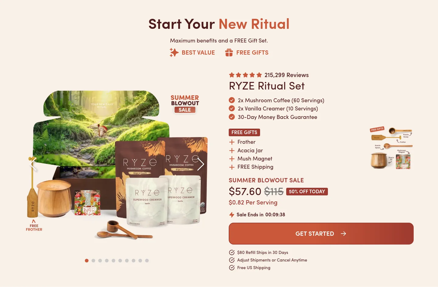ryzesuperfoods.com — Pricing