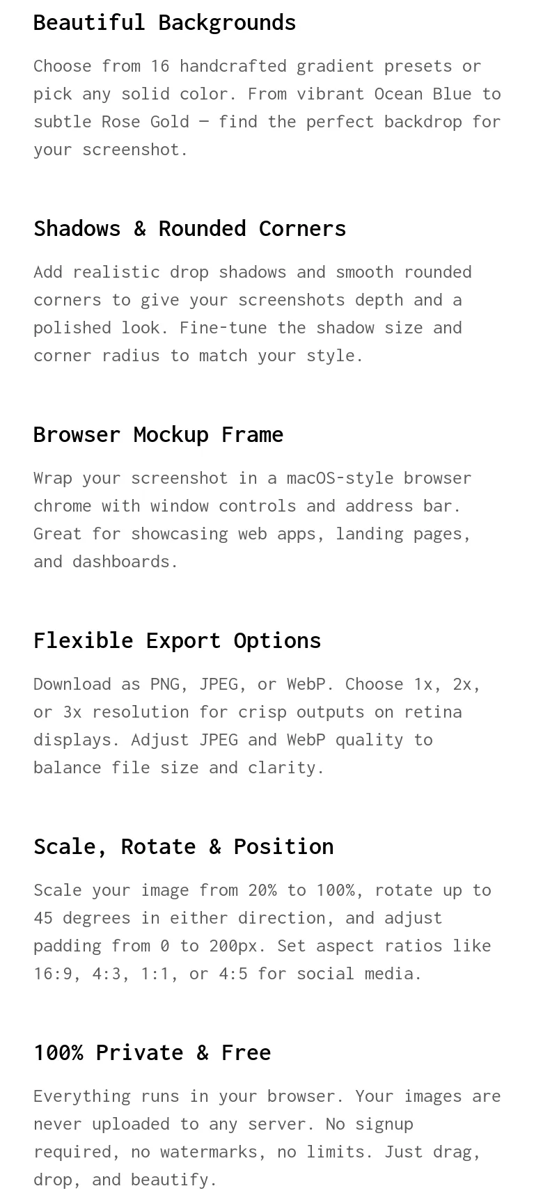 saasgrow.app — Features