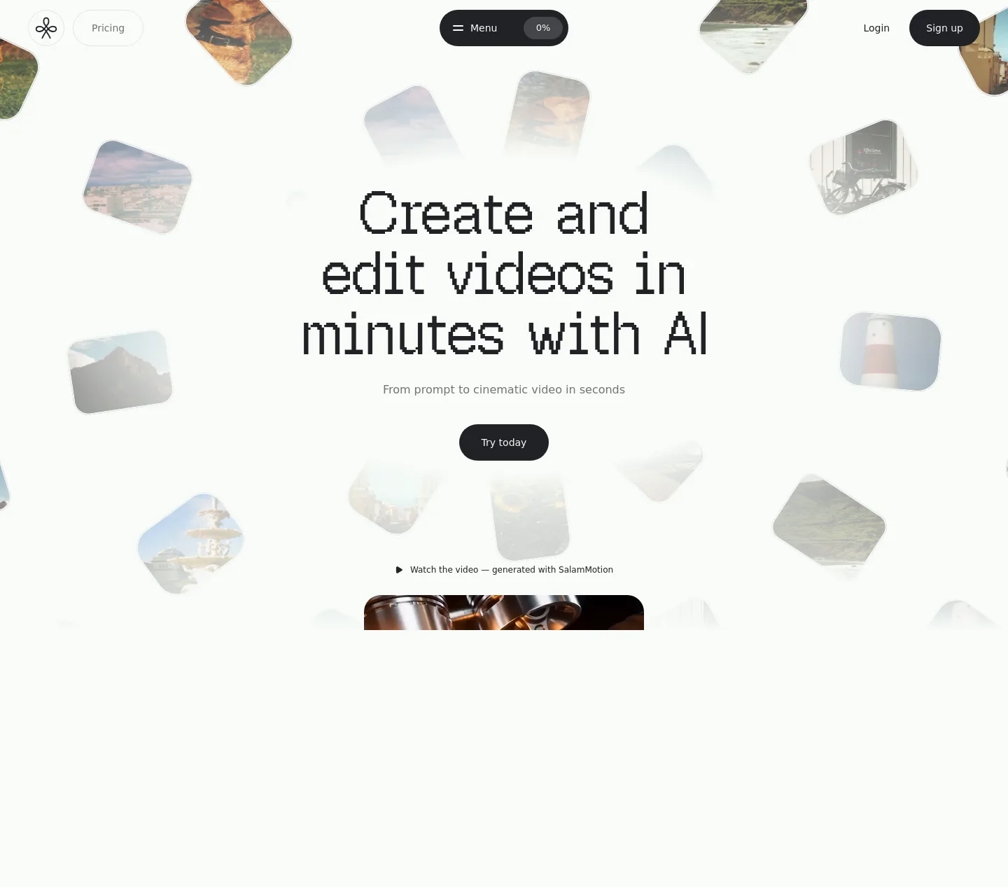 salammotion.com — a measured funnel