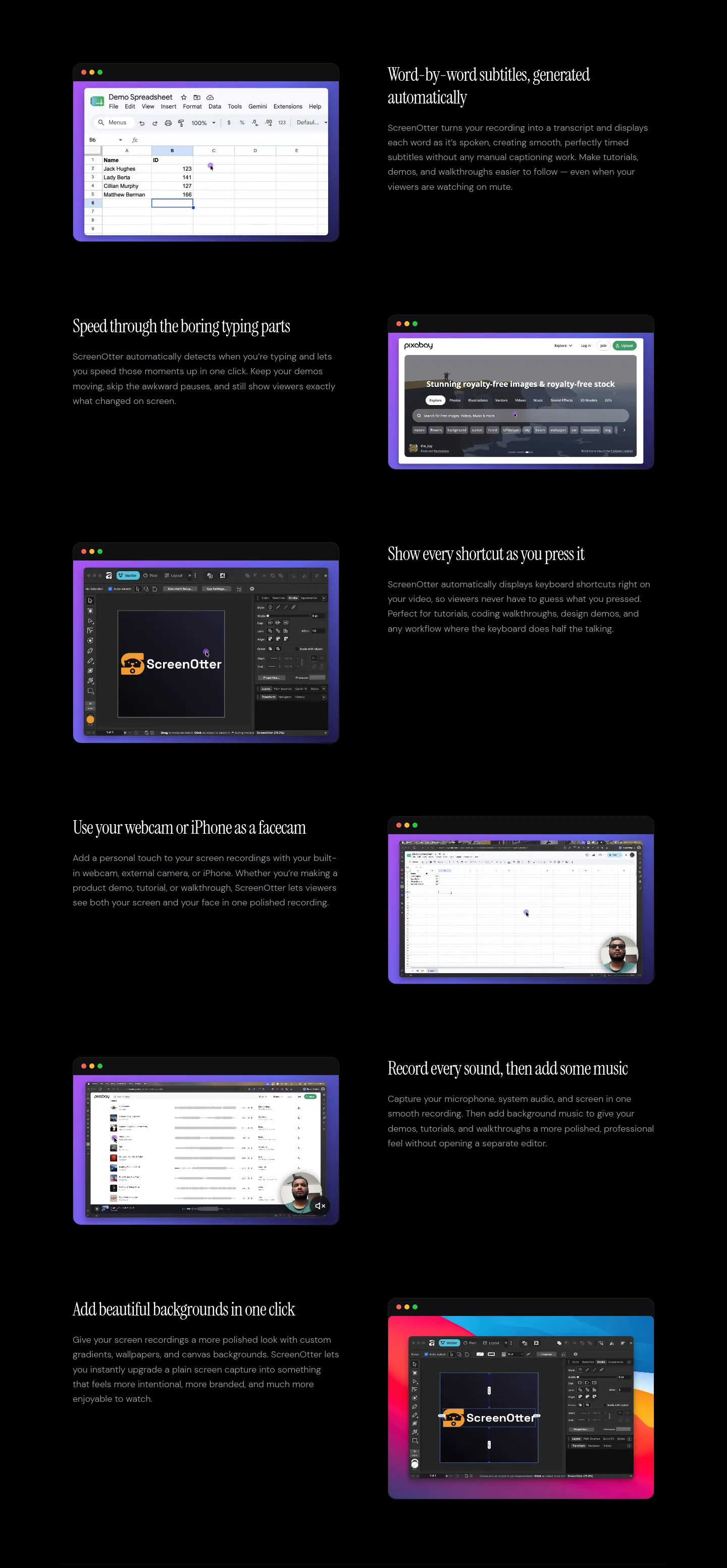 screenotter.com — Features