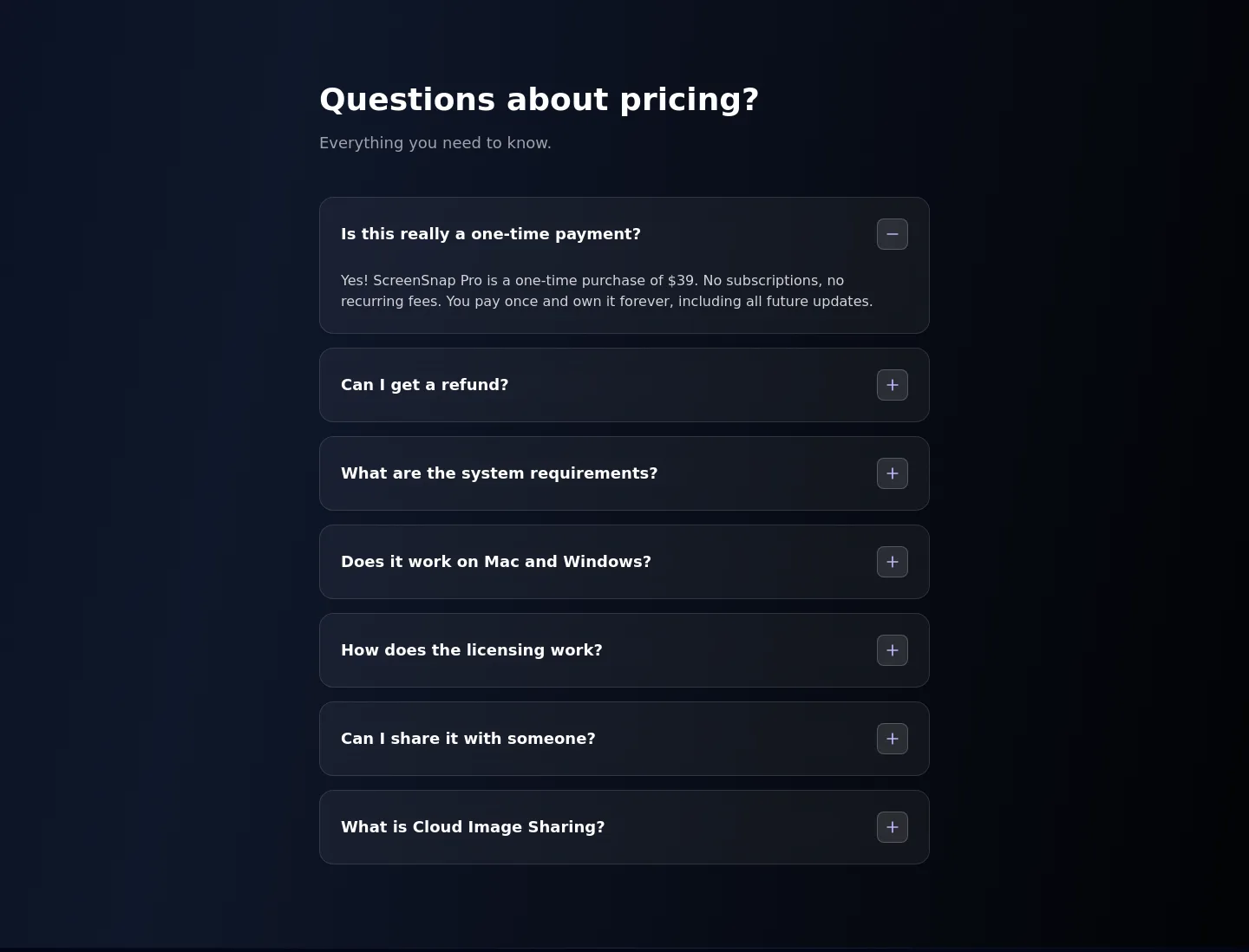 screensnap.pro — FAQ